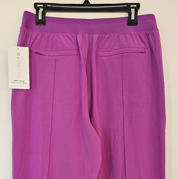 ATHLETA Women's Brooklyn Heights Pant in "Jazzy Purple" Size 8 New with Tags - Picture 10 of 16